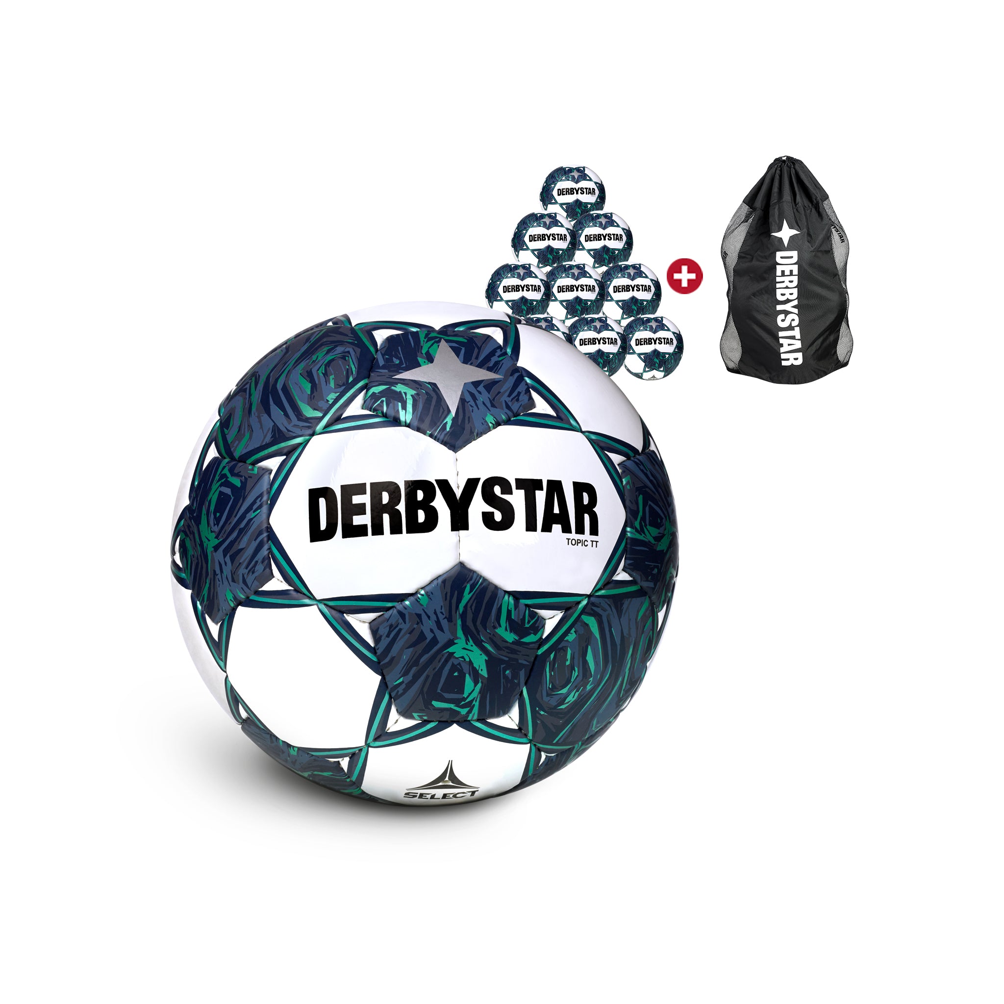 Topic TT 10er Ballpaket #farbe_weiß/blau