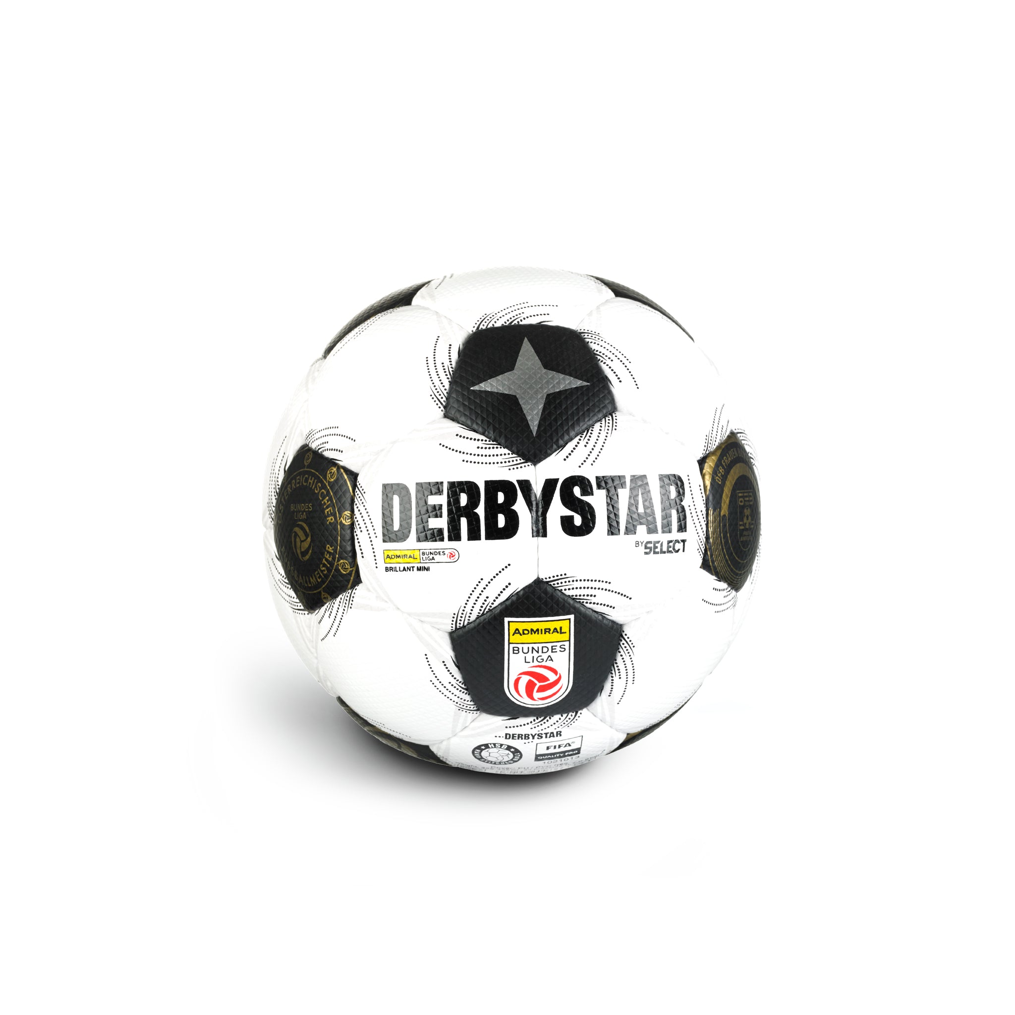 ÖFBL Brillant Mini v26 #farbe_weiß/schwarz/gold