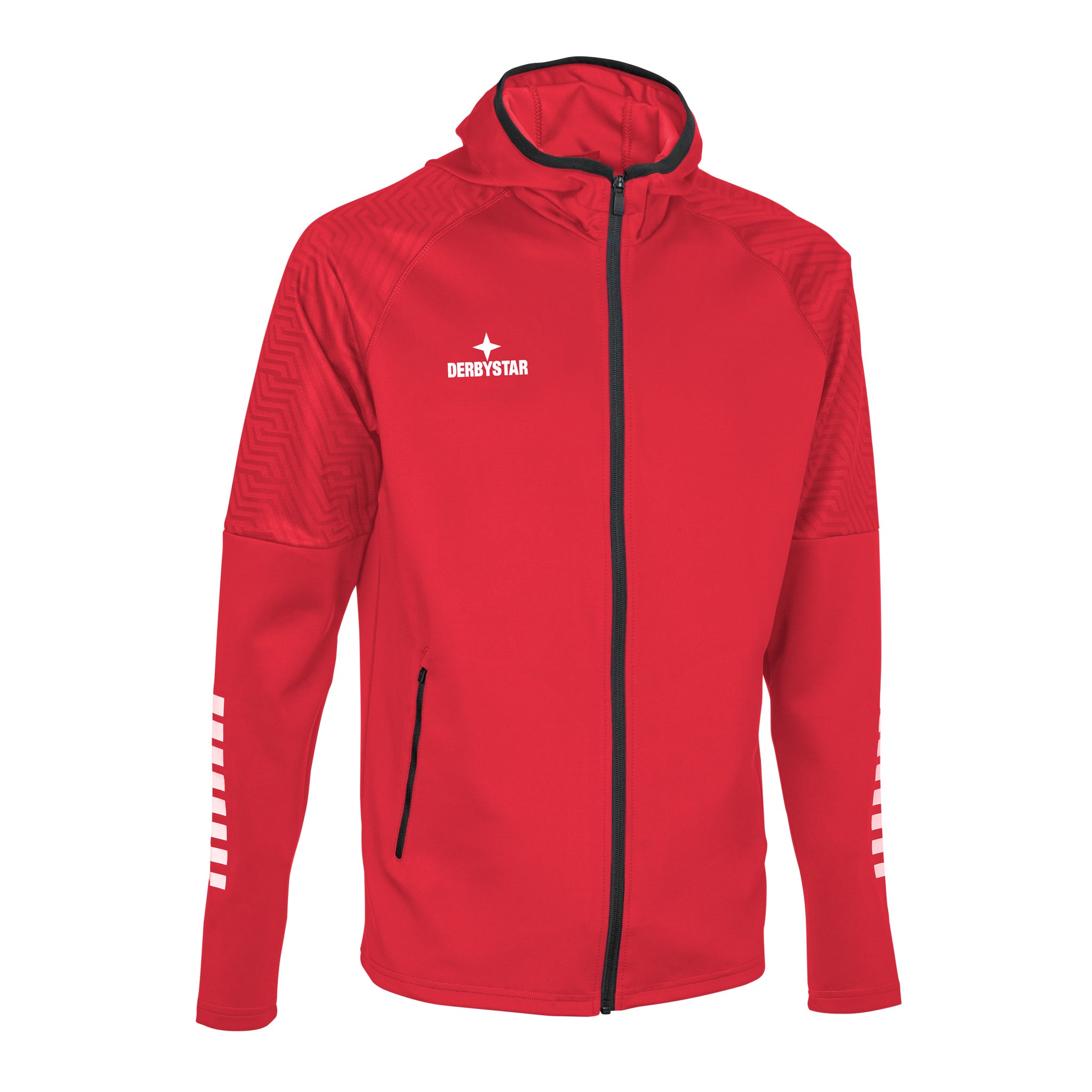 Primo Kapuzenjacke v24 #farbe_rot/weiß