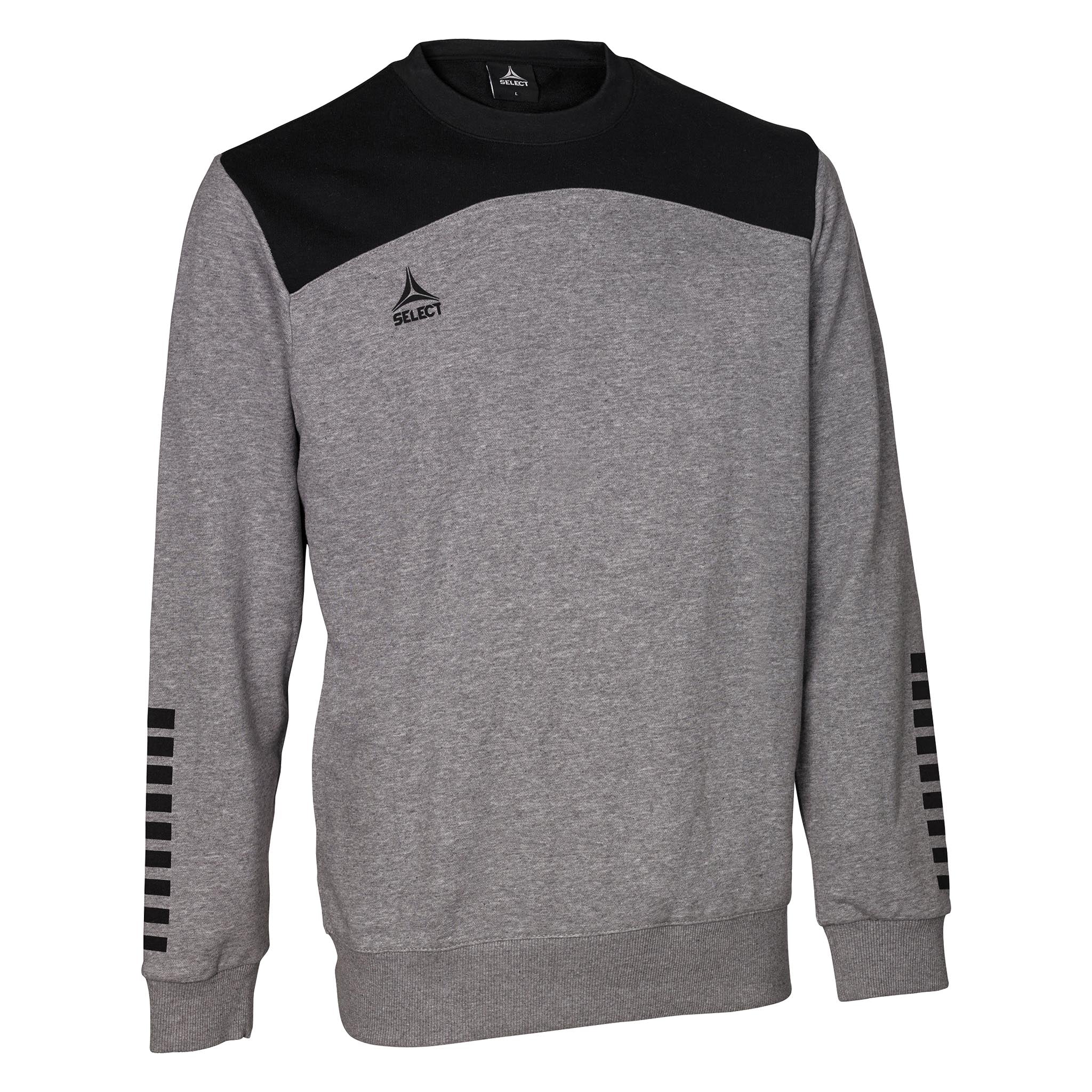 Oxford Sweatshirt #farbe_grau/schwarz