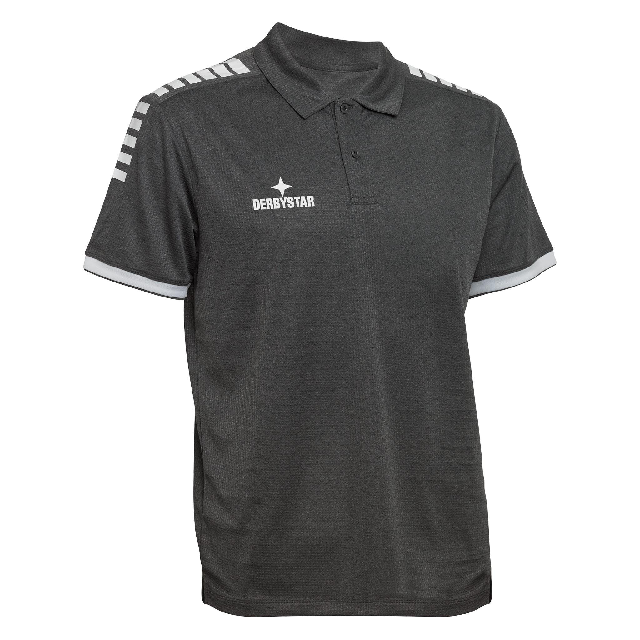 Primo Polo-Shirt #farbe_grau/schwarz