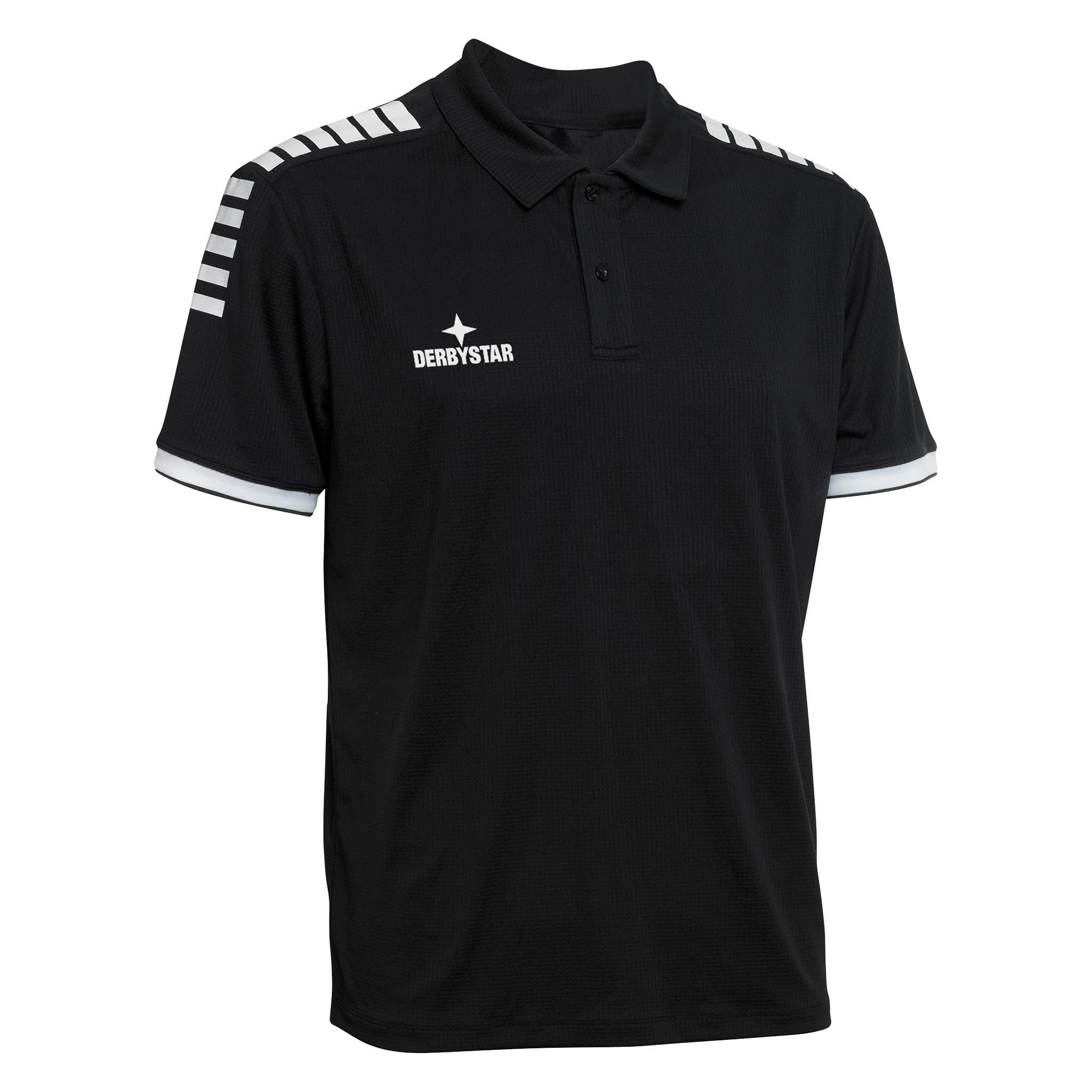 Primo Polo-Shirt #farbe_schwarz/weiß